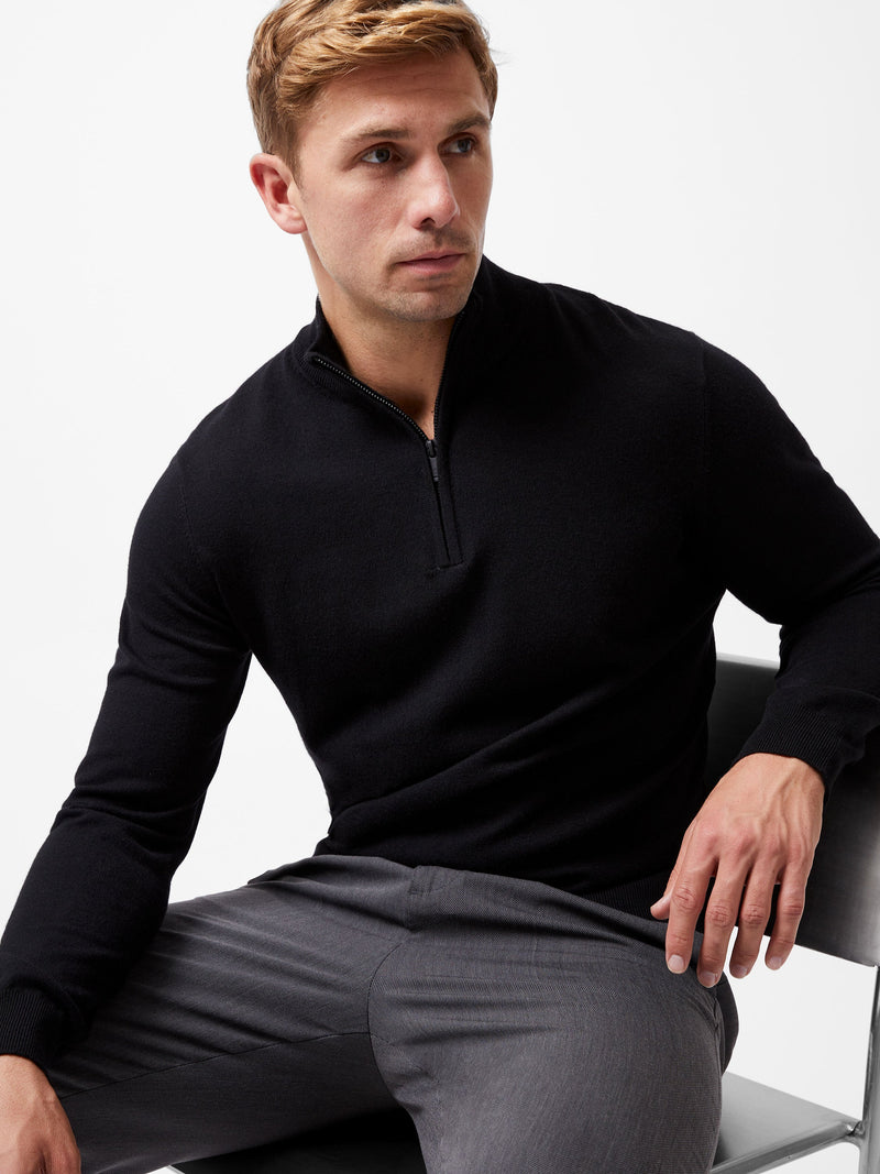 Half Zip Knitted Jumper