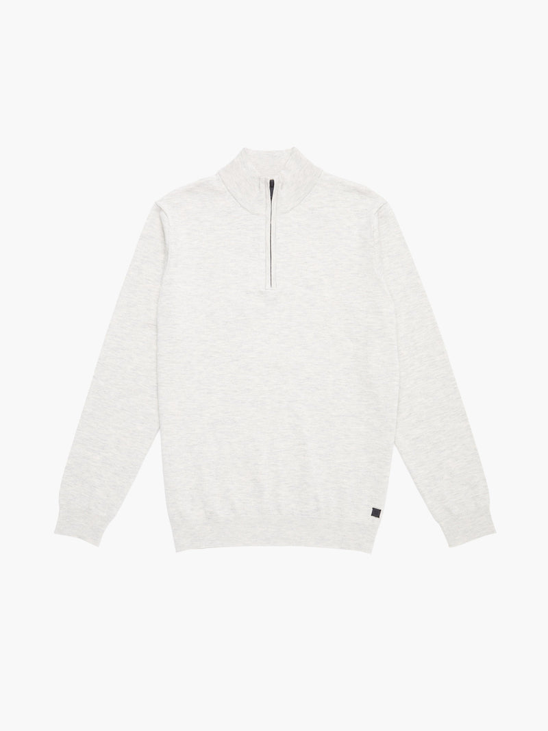 Half Zip Knitted Jumper