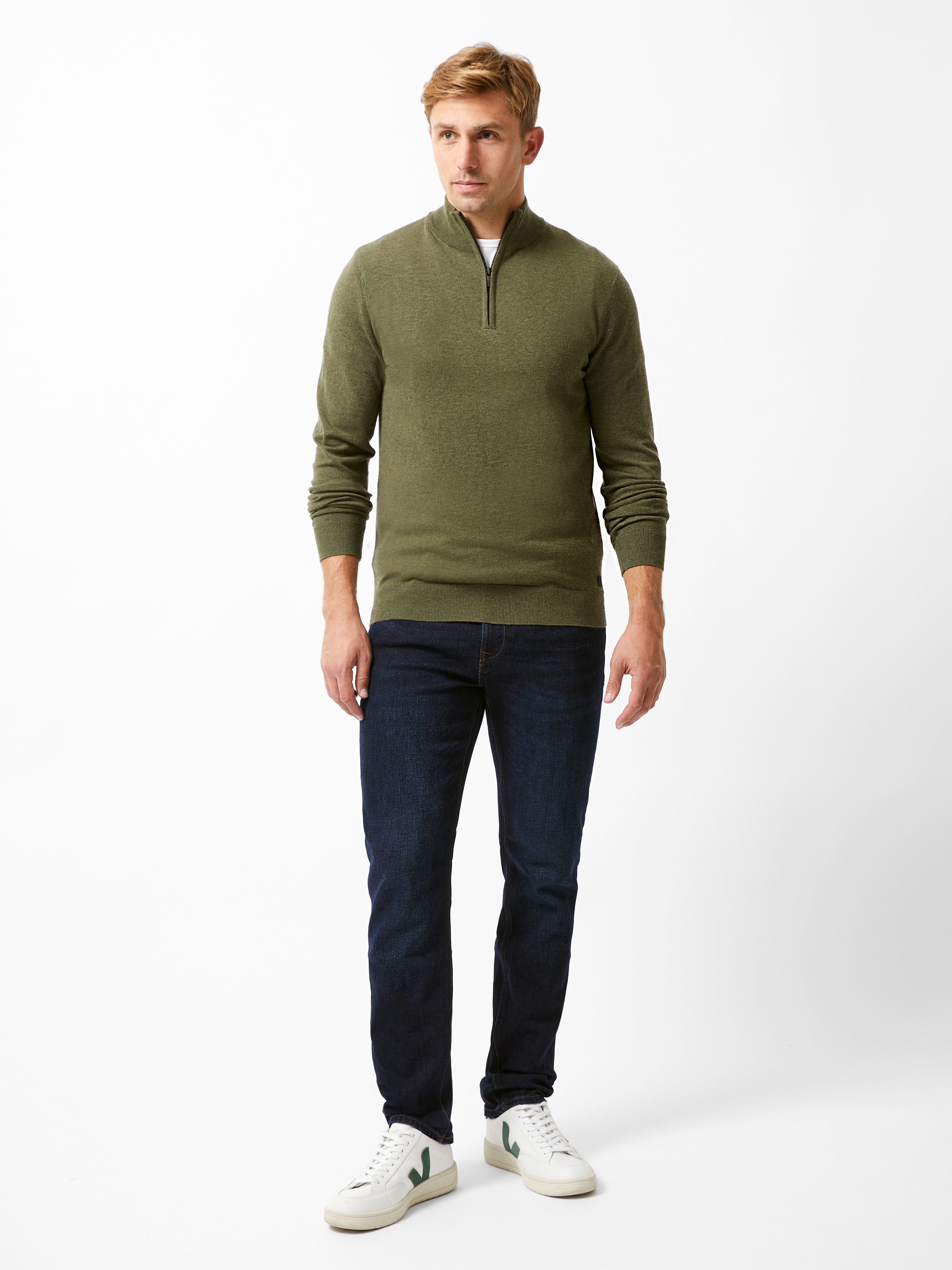 Half Zip Knitted Jumper