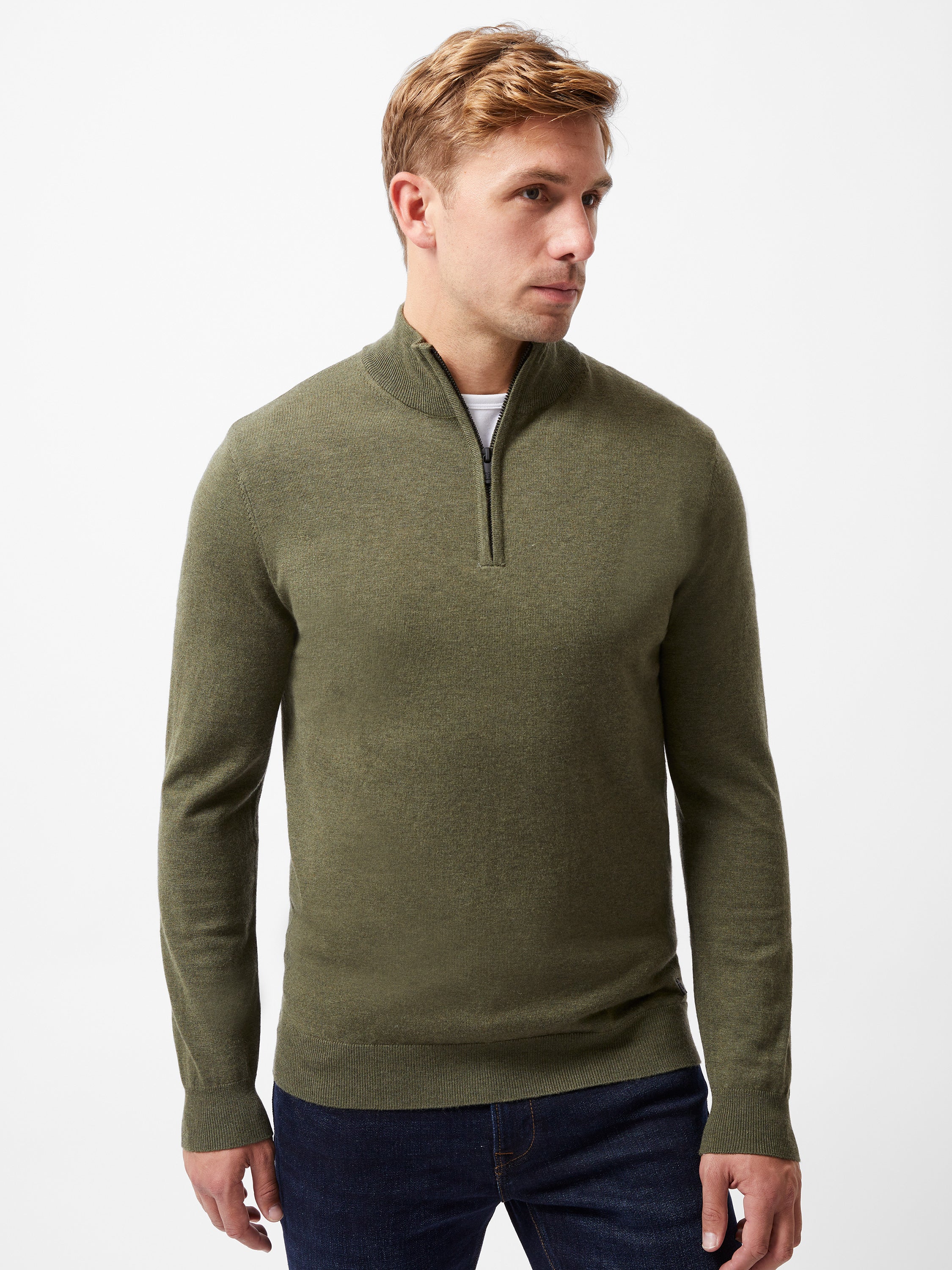 Half Zip Knitted Jumper