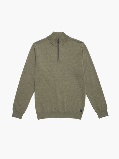 Half Zip Knitted Jumper