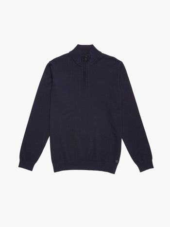 Half Zip Knitted Jumper