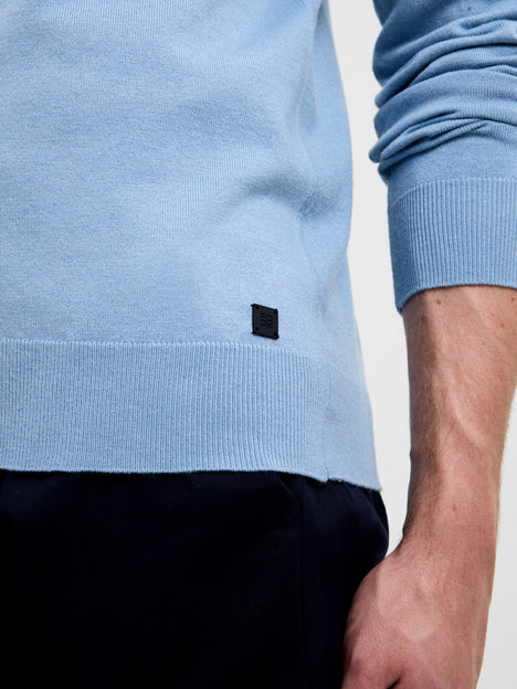 Half Zip Knitted Jumper