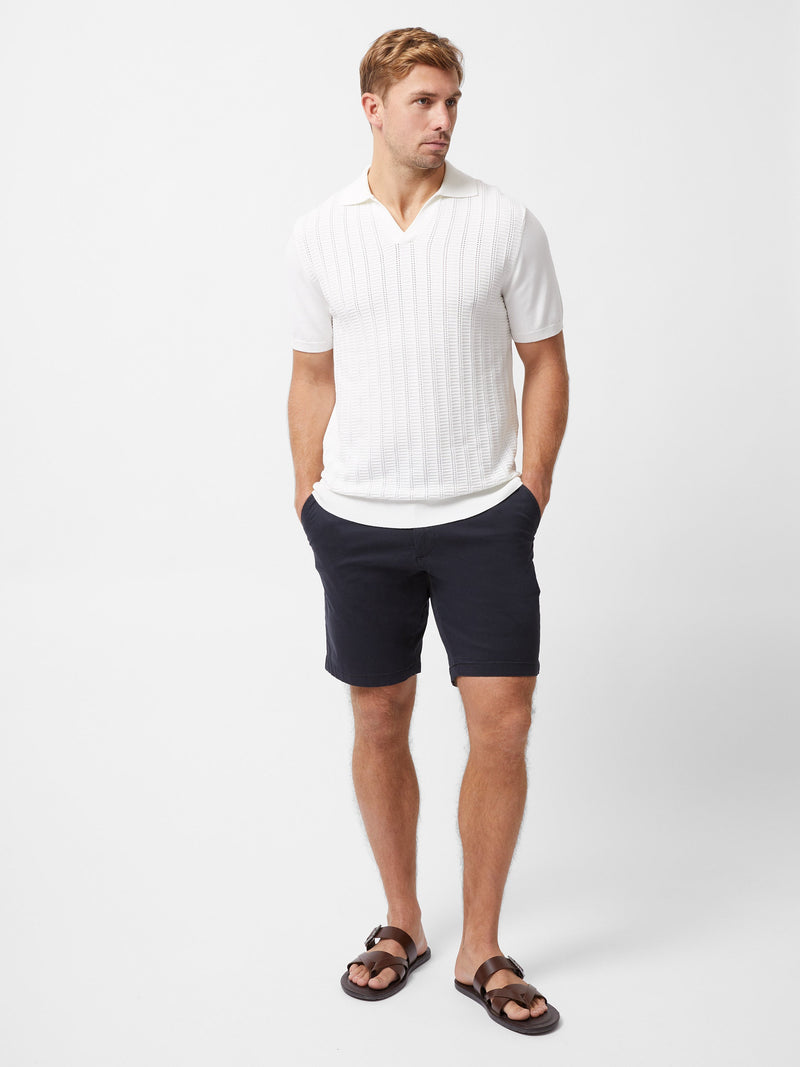 Leader Trophy Neck Knit Shirt