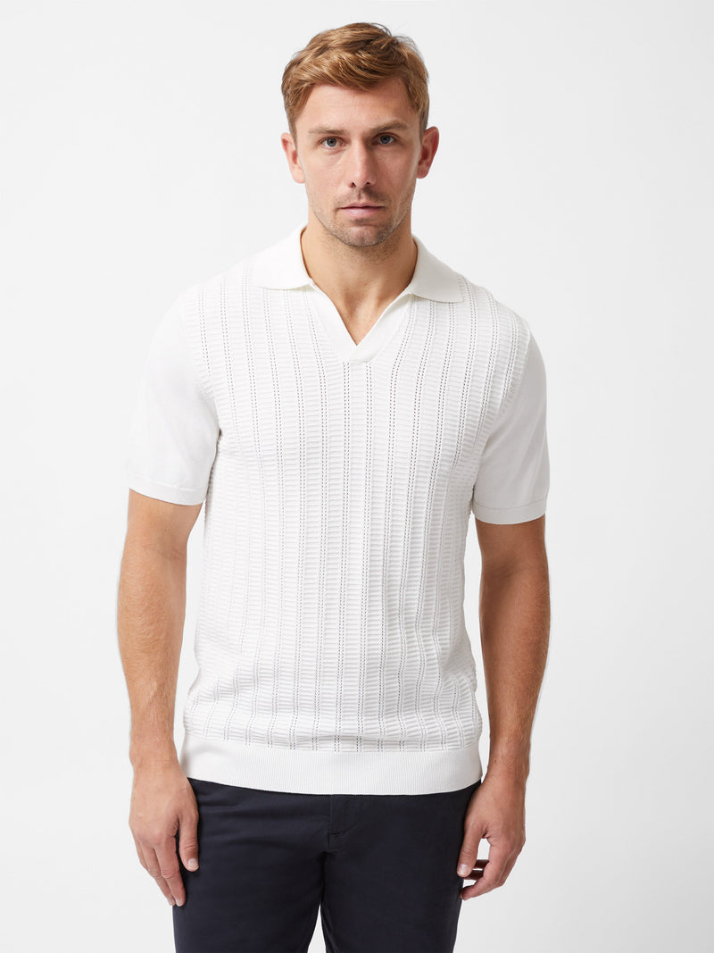 Leader Trophy Neck Knit Shirt