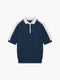 Intarsia Short Sleeve Polo Shirt