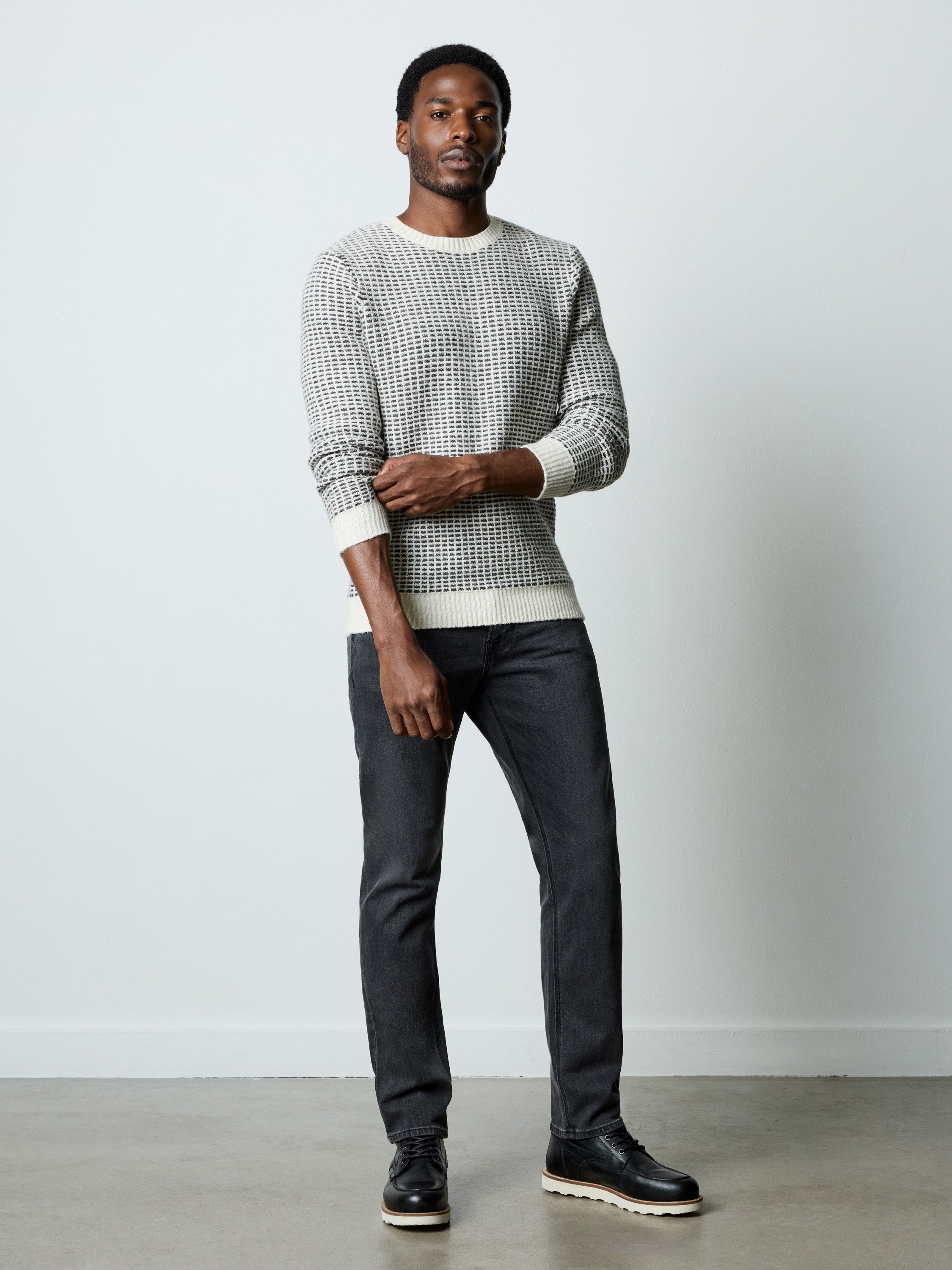 Crew Neck Degrade Jumper