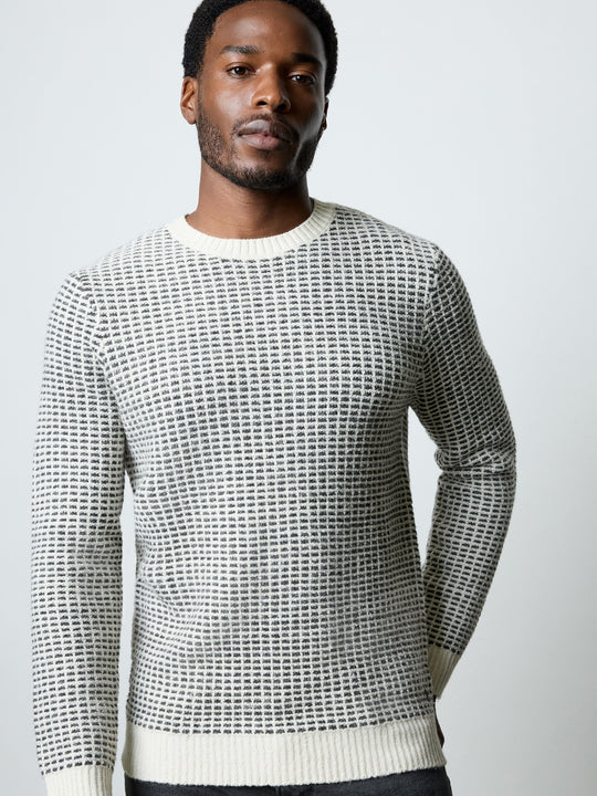 Crew Neck Degrade Jumper