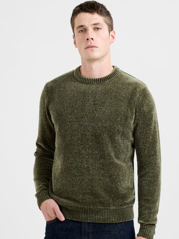 Chenille Crew Neck Jumper
