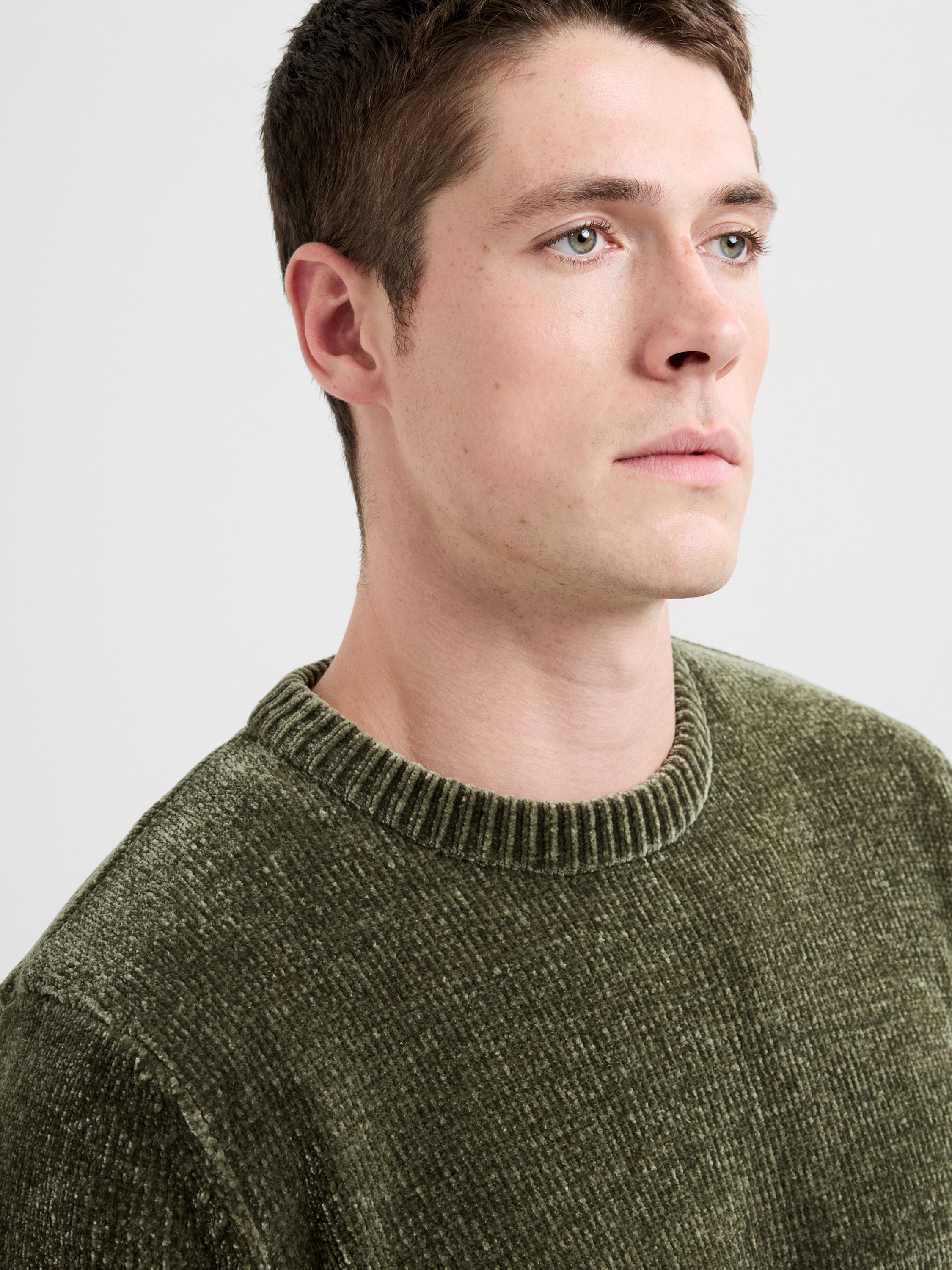 Chenille Crew Neck Jumper