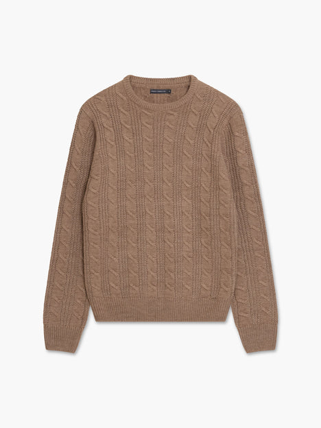 Cable Knit Crew Neck Jumper