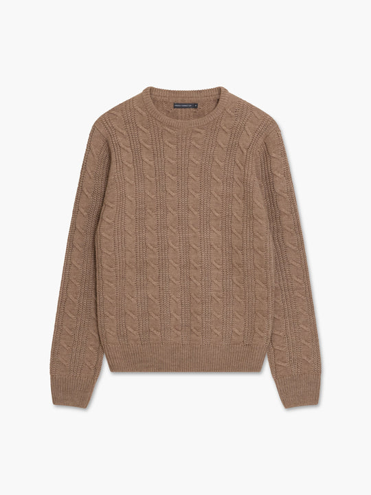 Cable Knit Crew Neck Jumper