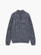 Half Zip Cable Twist Knit Jumper