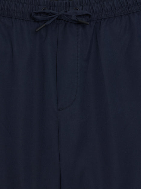 Casual Comfort Drawstring Navy Shorts