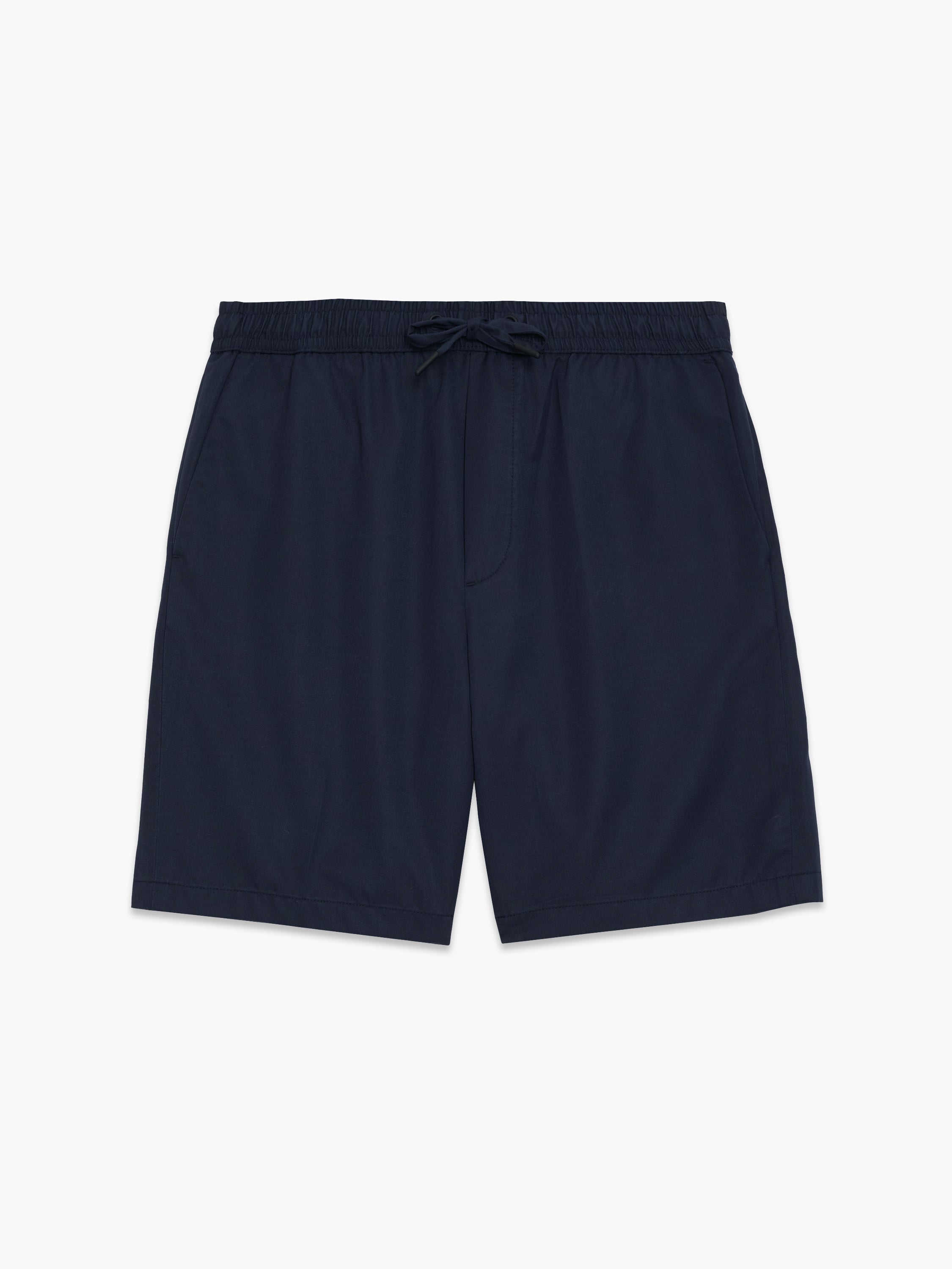 Casual Comfort Drawstring Navy Shorts