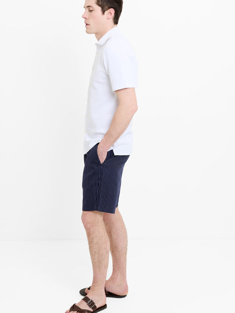 Twill Striped Shorts