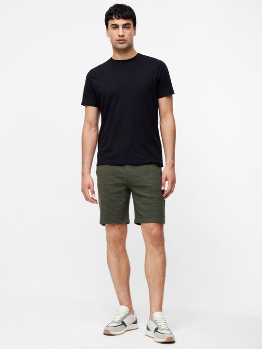 Jacquard Waffle Shorts
