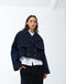 Aussie Denim Cropped Trench Coat
