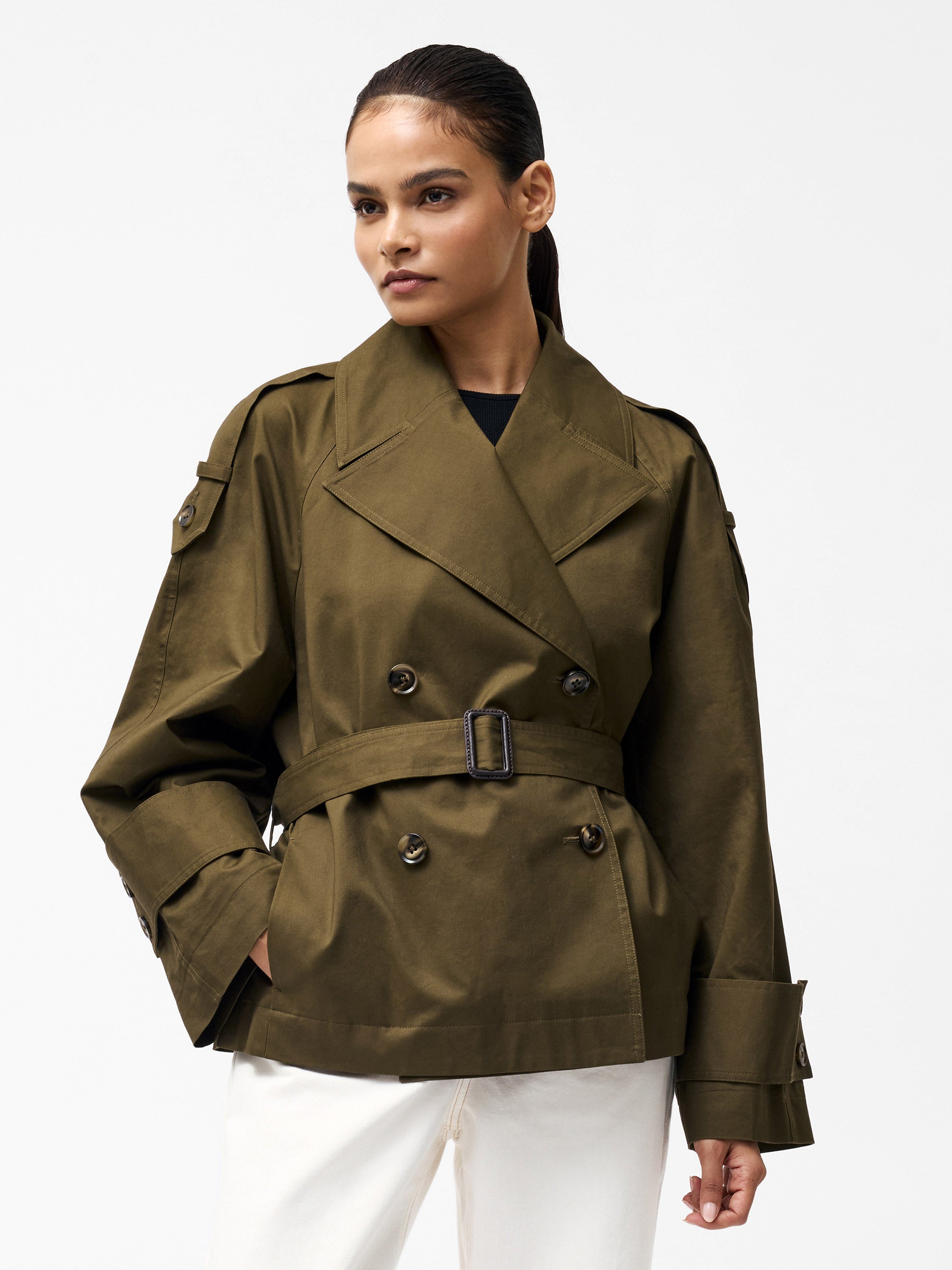 Denby Belted Trench Coat