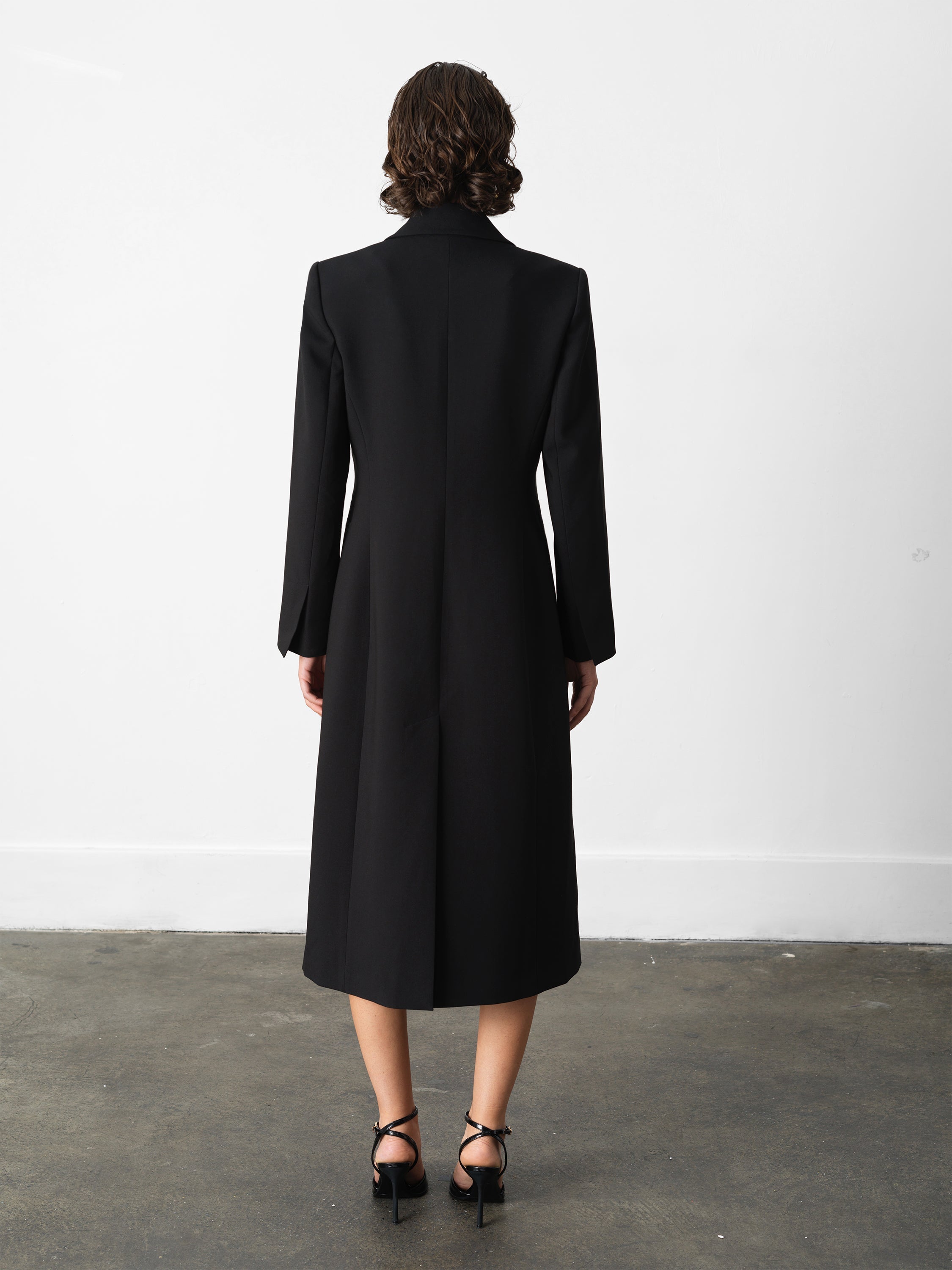 Azra Twill Structured Coat Black | French Connection EU