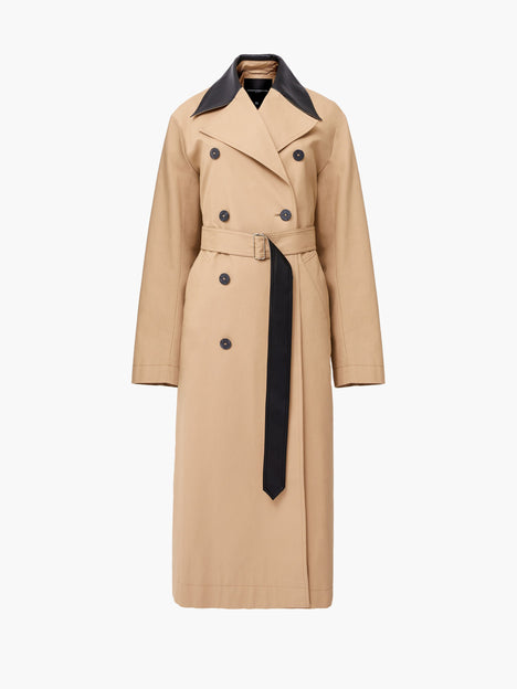 Dasha Cotton Twill Trench Coat