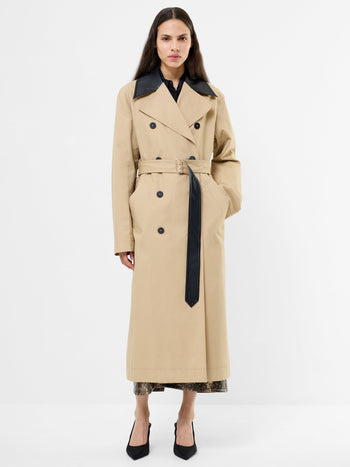 Dasha Cotton Twill Trench Coat