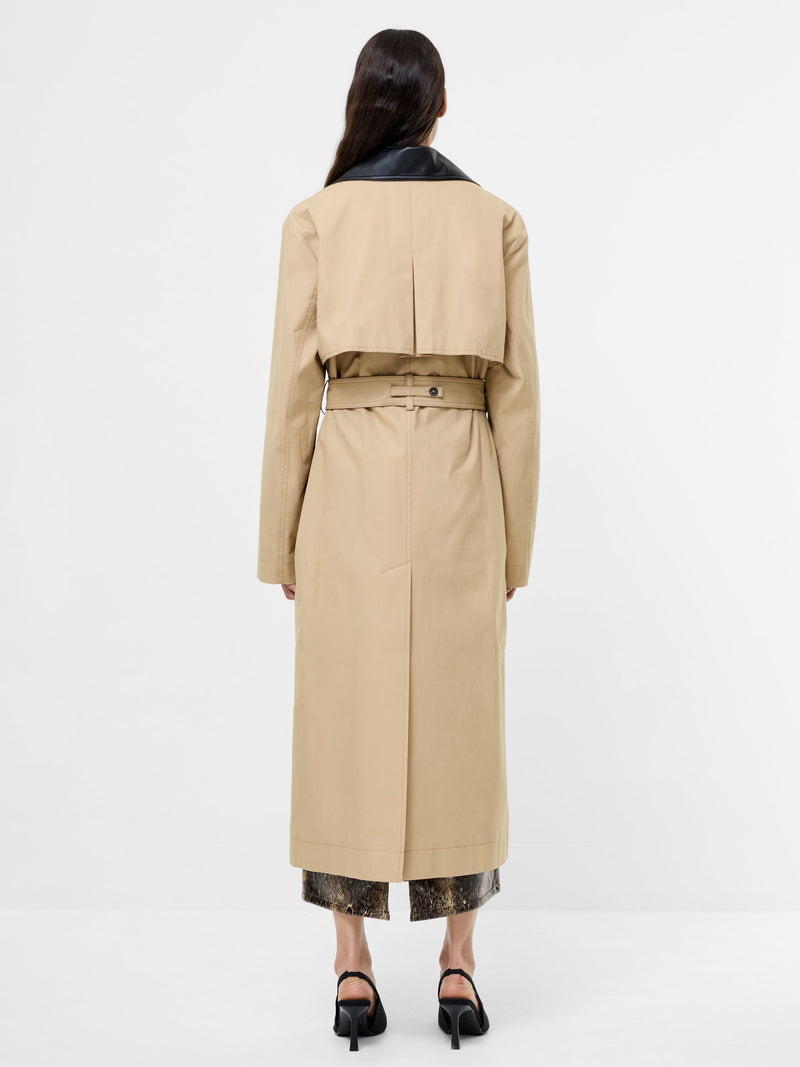 Dasha Cotton Twill Trench Coat
