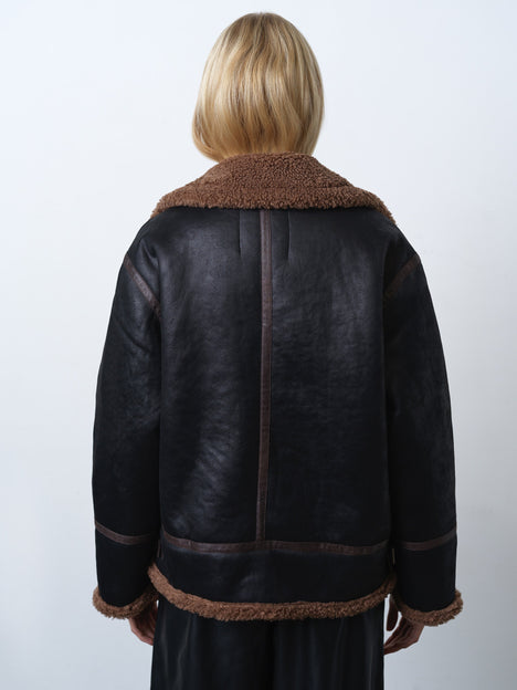 Suedette Zip Up Jacket