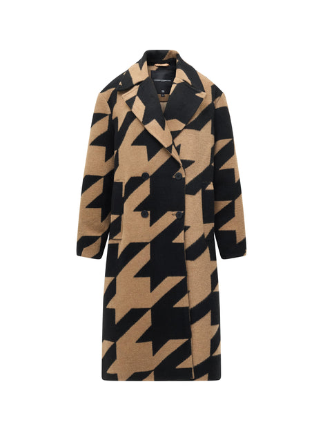 Lucilla Houndstooth Coat
