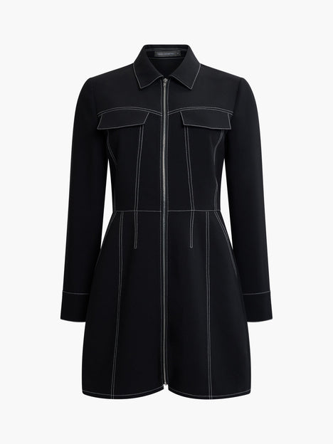Azra Twill Mini Dress