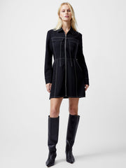 Azra Twill Mini Dress