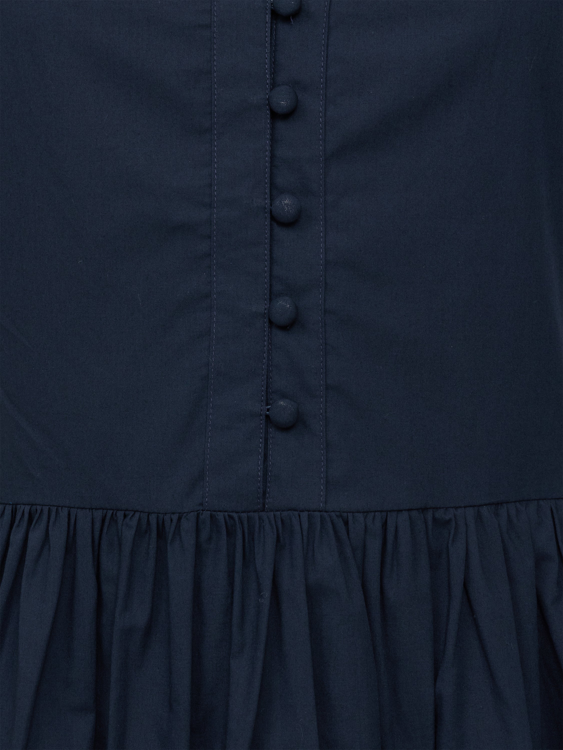 Poplin Sleeveless Smock Dress