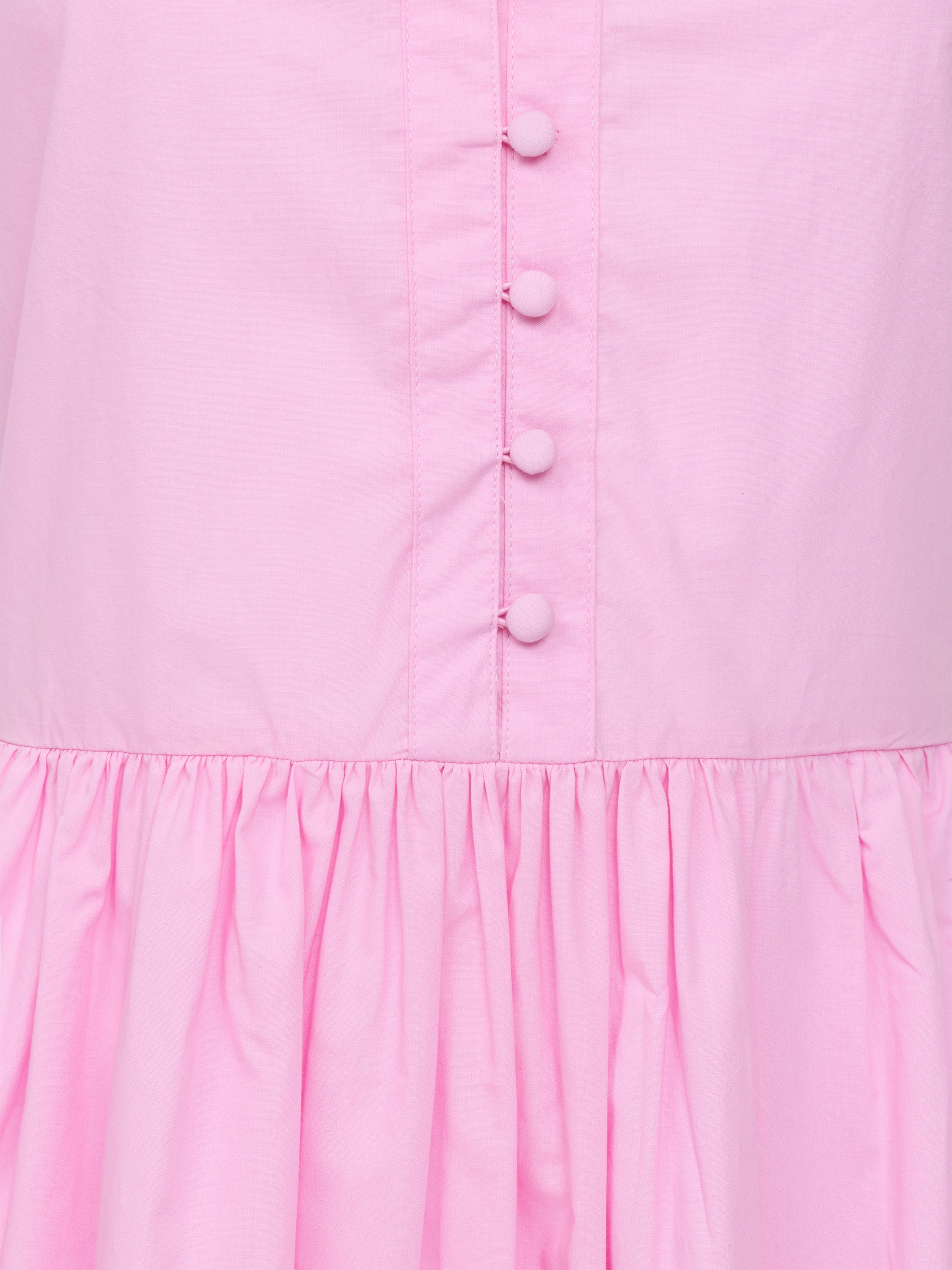 Poplin Sleeveless Smock Dress