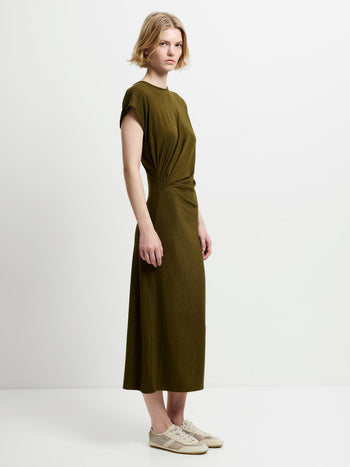 french connection green maxi dress French Connection Claribel Floral V Neck Maxi Dress, Green/Multi
