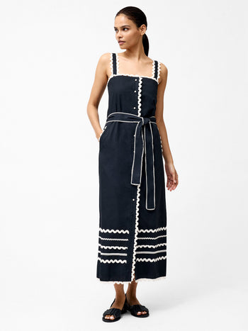 Cambria Cotton Ric Rac Dress