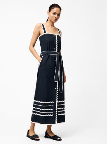 Cambria Cotton Ric Rac Dress
