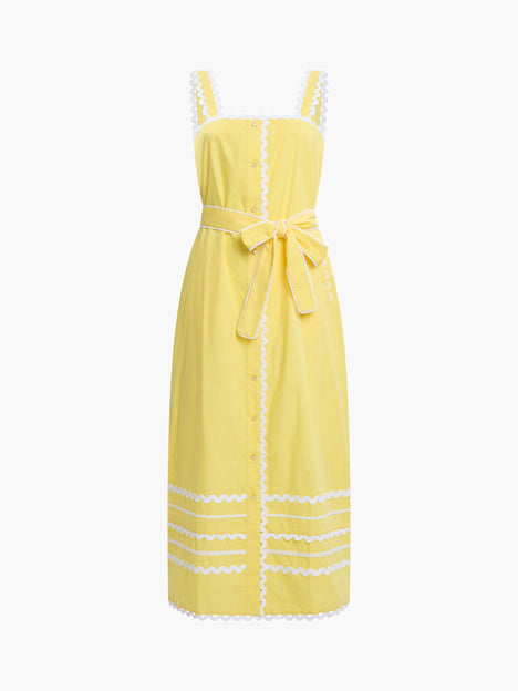 Cambria Cotton Ricrac Dress