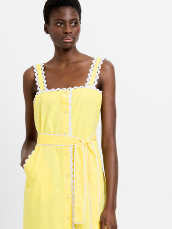 Cambria Cotton Ricrac Dress
