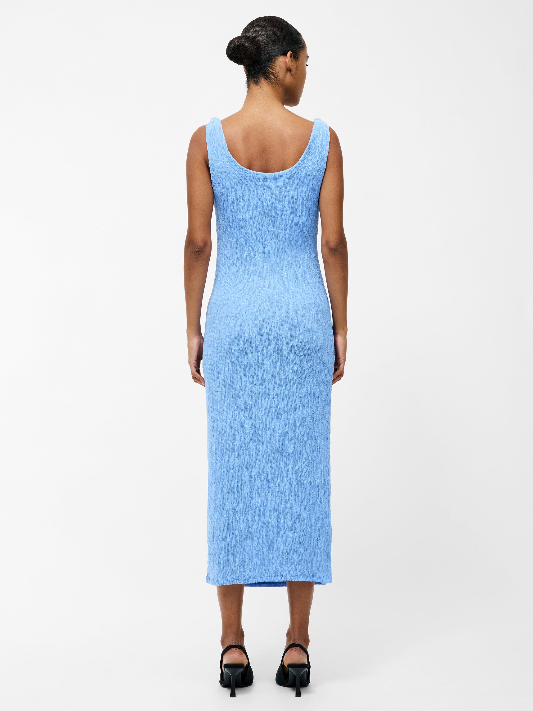 Trixie Textured Knot Strap Midi Dress