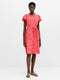 Adeline V-Neck Tie Waist Printed Dress