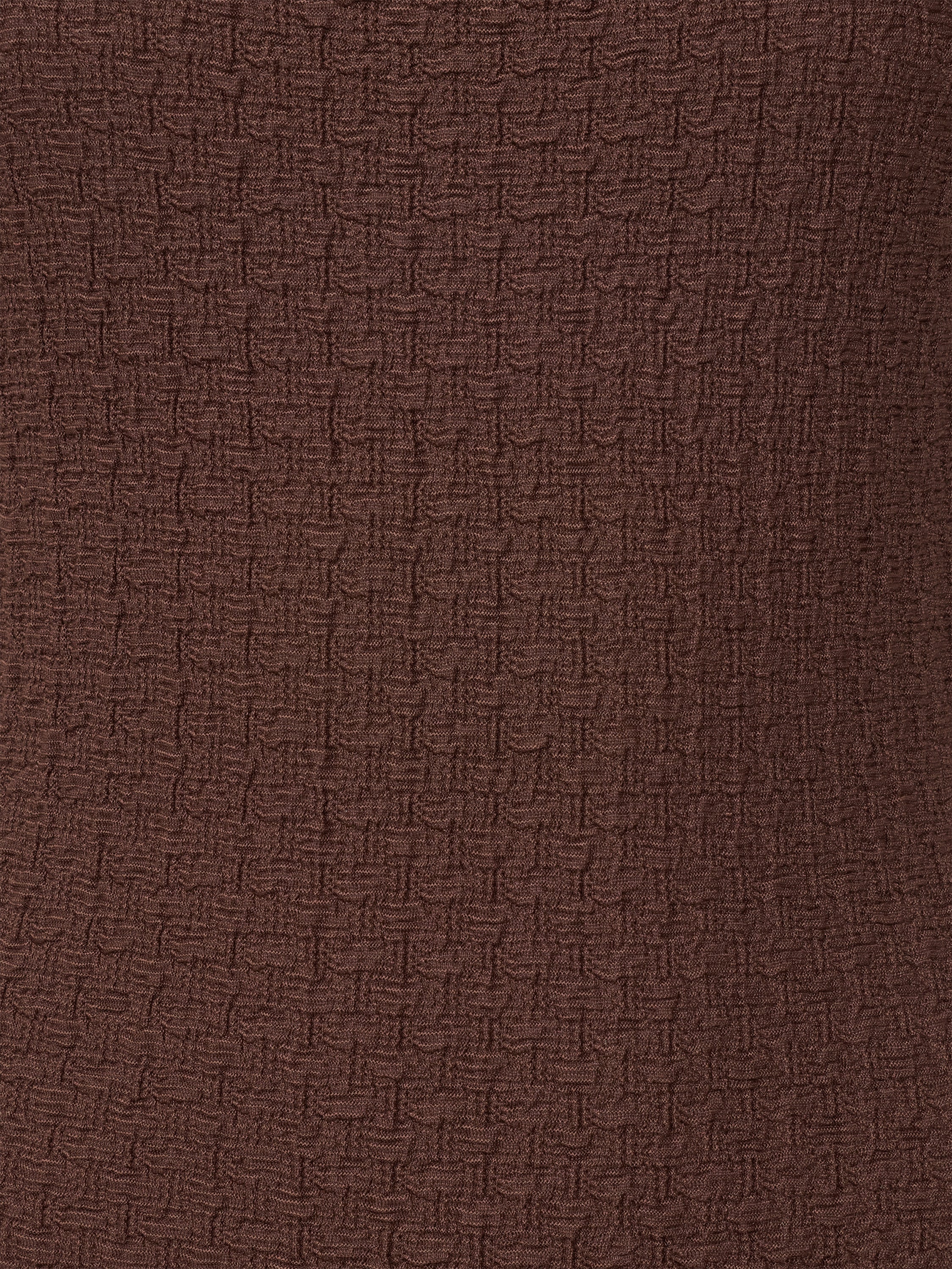 Textured Square Neck Midi Dress