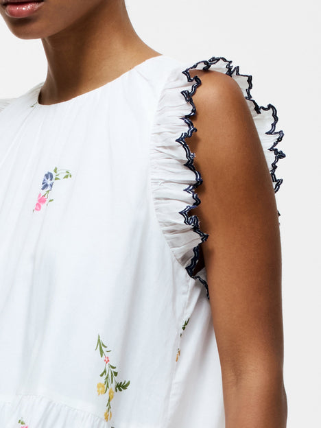 Kirsty Holland Floral Tiered Mini Dress