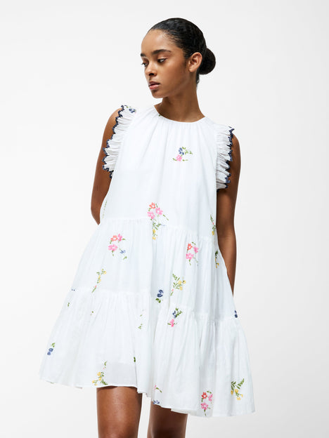 Kirsty Holland Floral Tiered Mini Dress