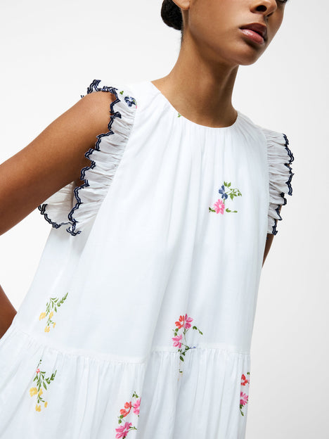 Kirsty Holland Floral Tiered Mini Dress