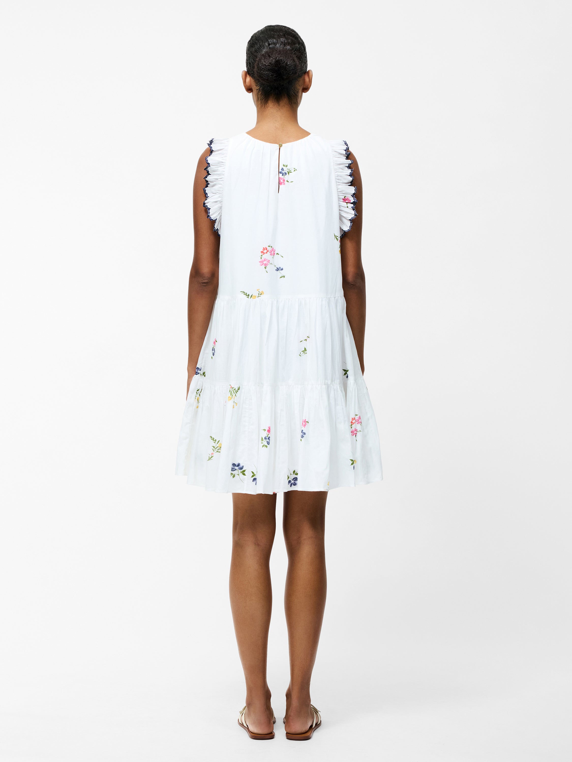 Kirsty Holland Floral Tiered Mini Dress