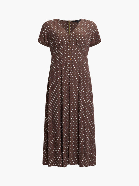 Polka Dot Eco Midi Dress