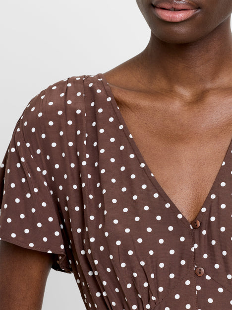 Polka Dot Eco Midi Dress