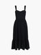 Sweetheart Textured Tie-Back Dress