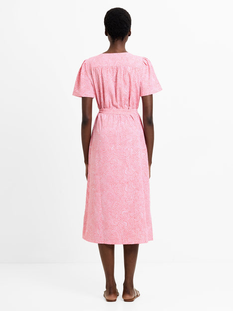 Bernice V-Neck Button-Through Midi Dress