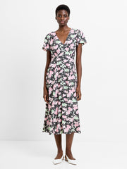 Ellie Eco Short Sleeve V-Neck Dress